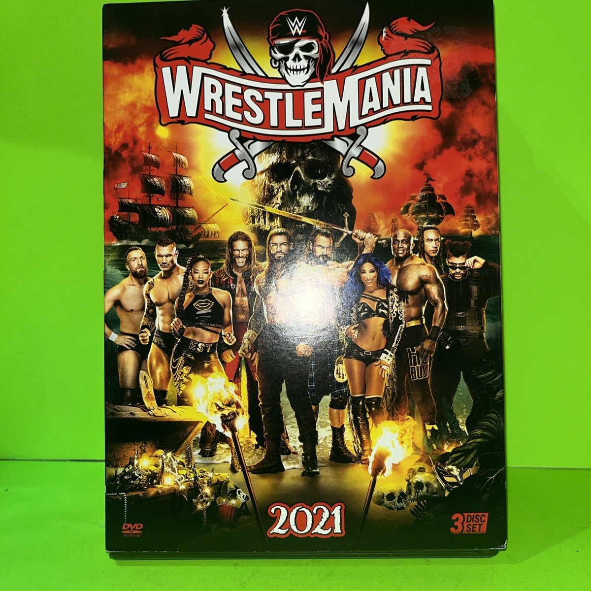 WWE: WrestleMania 37 NEW SEALED DVD Drew McIntyre Bobby Lashley +