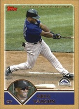 2003 Topps Traded Gold Baseball (Pick Card From List) C134 01-25