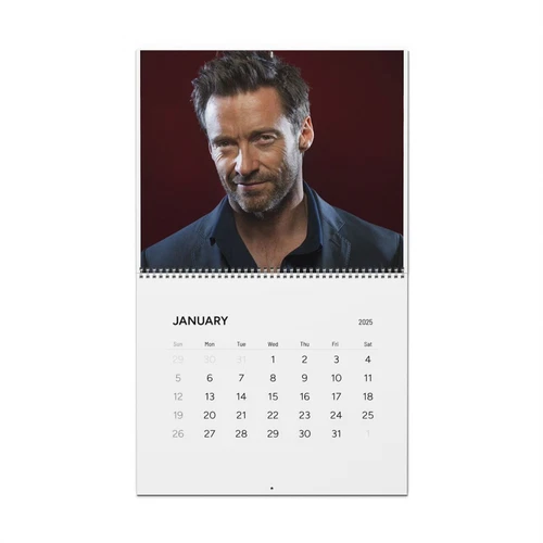 Hugh Jackman 2025 Wall Calendar
