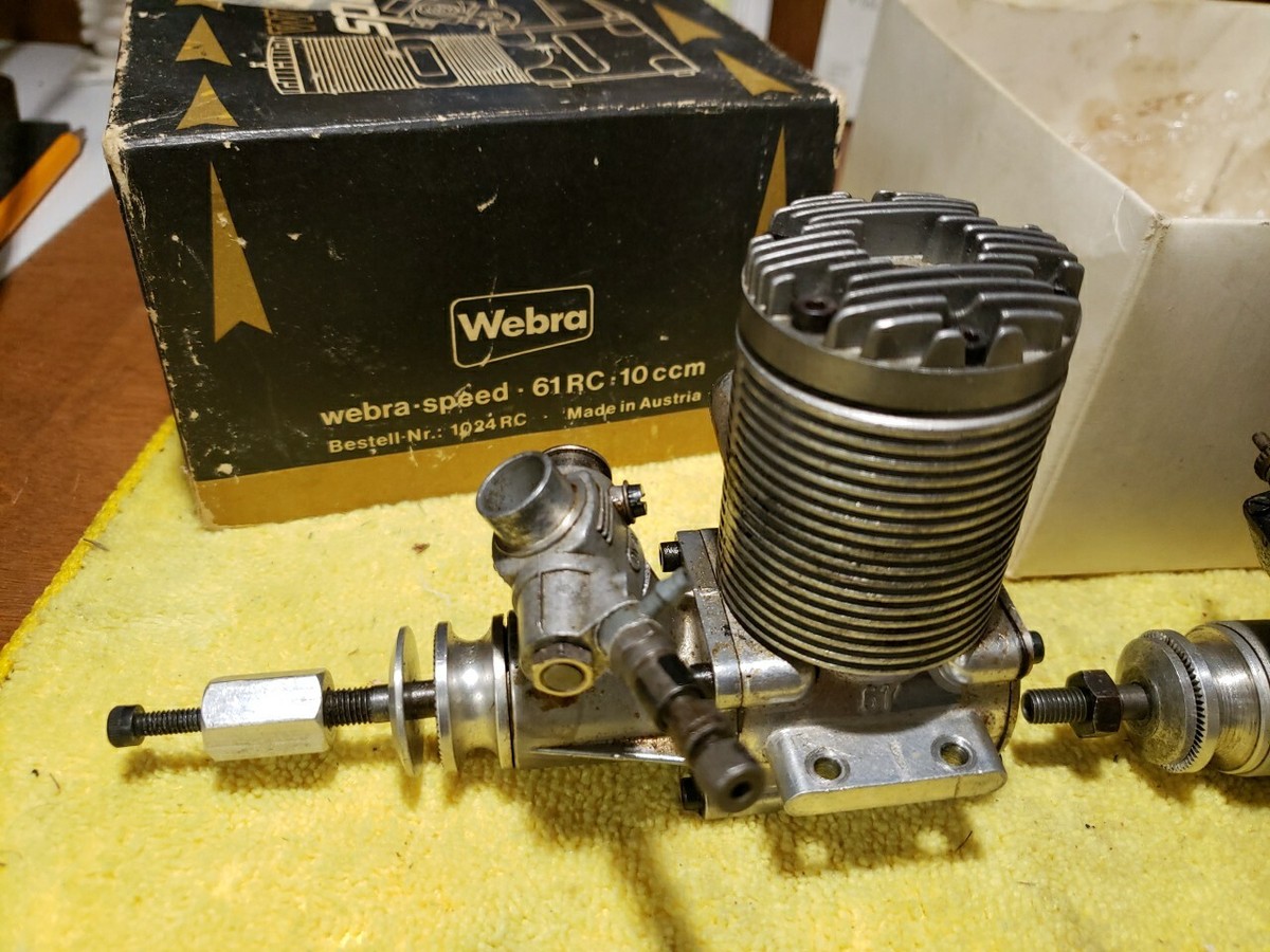 Webra Engine - Lot Of Two Webra 61 RC 10 ccm - Two Motors | eBay