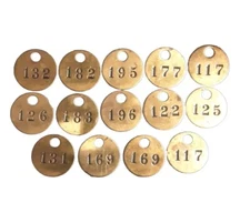 Lot of 14 Duplex Manufacturing Co. South Superior brass tool checks parts