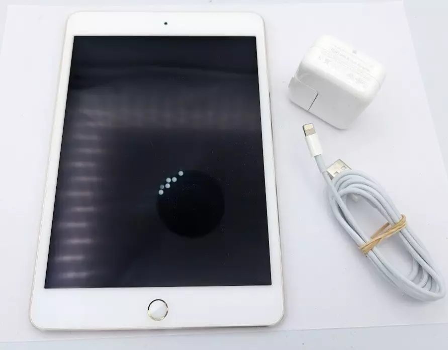 Apple iPad Mini 4 MK6L2LL/A 7.9-Inch 16GB Wi-Fi iOS 9 Gold PRISTINE CONDITION