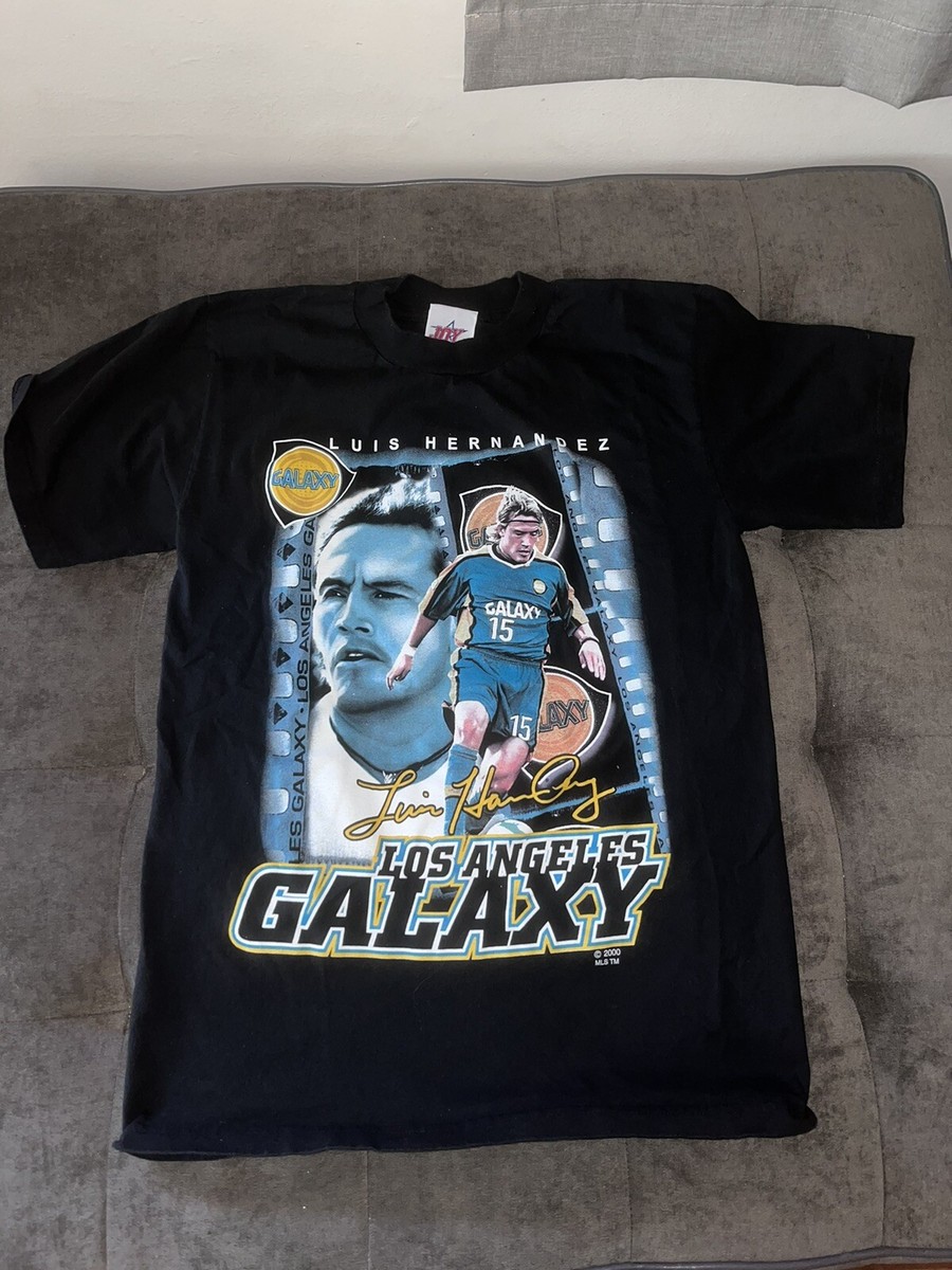 LA Los Angeles Galaxy 90s Y2K Luis Hernandez El Matador Soccer T