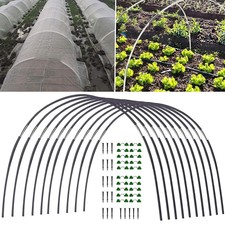 Pflanzenhalterung Reihenabdeckung Schellen Tunnelreifen Garten Gewächshaus-Set