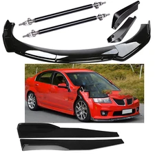 Front Bumper Lip Splitter Spoiler Body Kit Side Skirt For Pontiac G8 GTO H