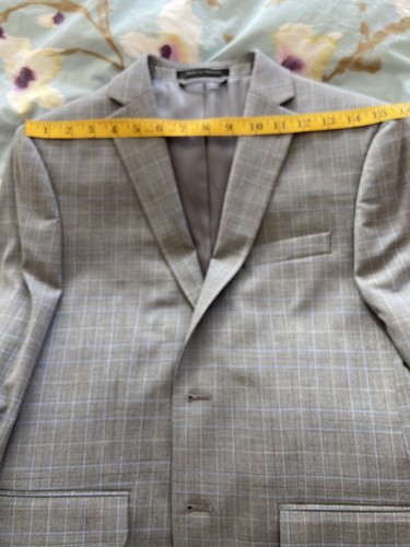 NWT Ralph Lauren Plaid Graduation Suit Jacket Big Boys 16R Grey Gray School - Picture 9 of 10
