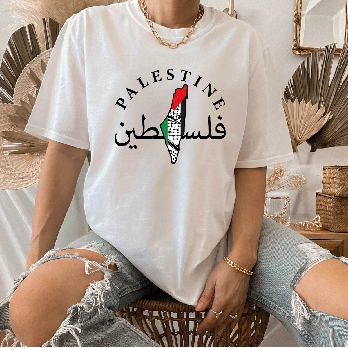 Free Palestine Womens Free Gaza Tee Equality T Shirt Freedom