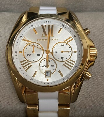 Michael Kors Women's Chronograph Bradshaw Gold-tone Stainless
