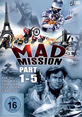 Mad Mission 1-5 | Asiatische Action mit Sam Hui und Karl Maka [FSK16] DVD