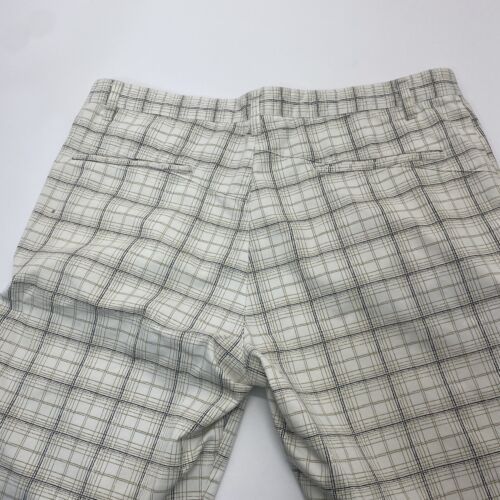 VOLCOM CORPO CLASS mens Striped chino shorts White Striped size 38 Pre Owned - Picture 20 of 22