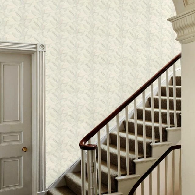 Laura Ashley Silver Wallpaper Wallpapers