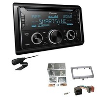 Pioneer Autoradio Bluetooth USB Einbauset FüR Porsche 911 2004-2008 Vulkangrau