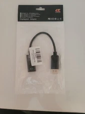 DisplayPort to HDMI, Gold-Plated DP Display Port to HDMI Adapter Male to Female