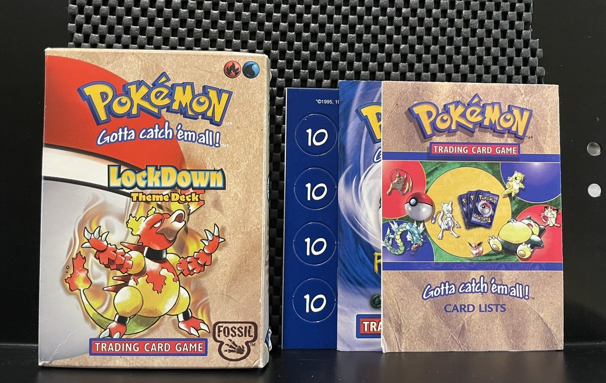 Wizards of the Coast Pokemon Fossil Lockdown Theme Deck (empty Box