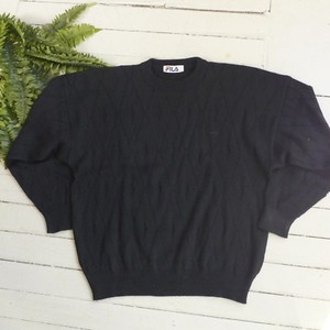 fila black sweater