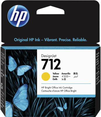 HP Original Patronen 712 DesignJet Studio T650 T630 T250 T230 Studio Steel
