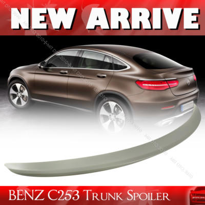 US 16-22 FIT FOR MERCEDES BENZ GLC C253 COUPE REAR TRUNK SPOILER UNPAINTED