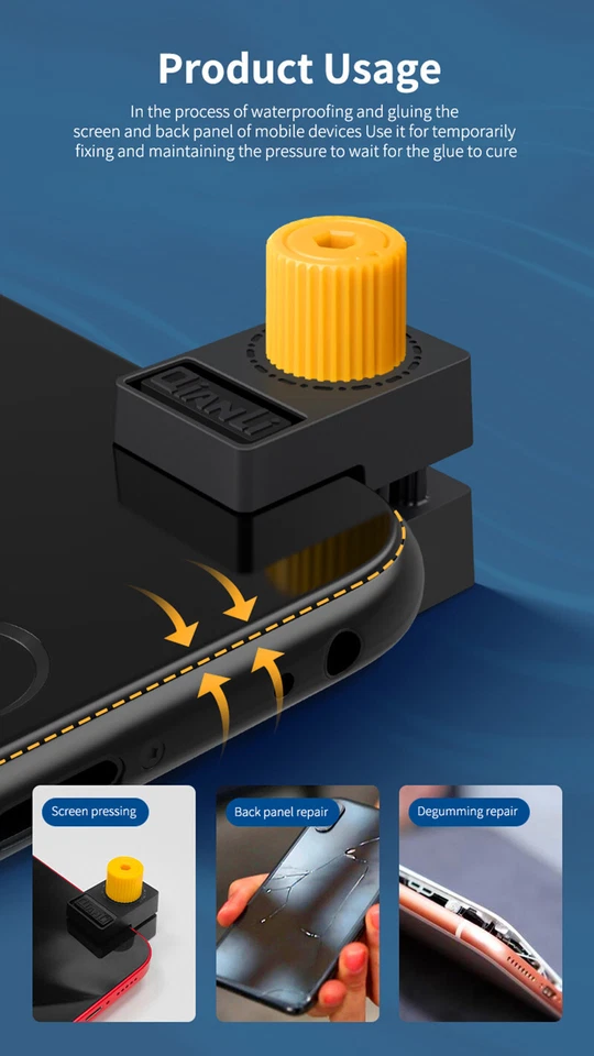 LCD Screen Clamp Clip Set Phone/Tablet  Qianli ToolPlus iClamp 2.0 4pcs OLED UK - Image 2 of 4