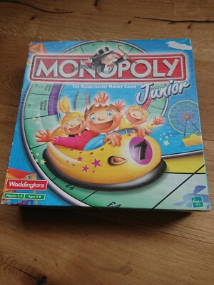 Monopoly Junior Brettspiel Die Achterbahn Geldspiel 5-8 Jahre 2001 Klassiker