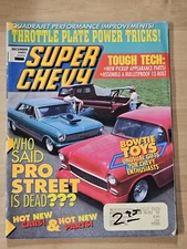 Super Chevy Magazine December 1991 Who Said Pro Street Is Dead???