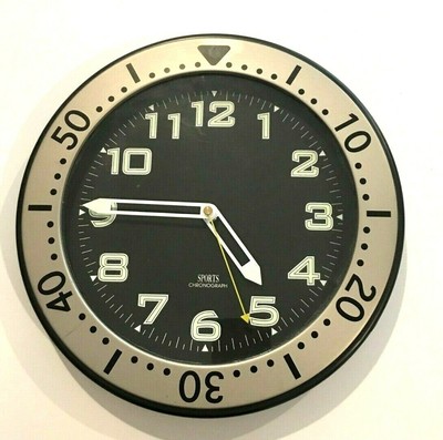 wall clock with luminous hands