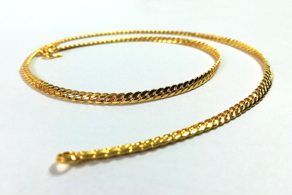 50% off, 22K 24K Yellow Gold GP Necklace 18