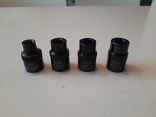 HALFORDS ADVANCED E8 E10 E11 E12 FEMALE TORX SOCKET Set, 3/8" DRIVE, NEW