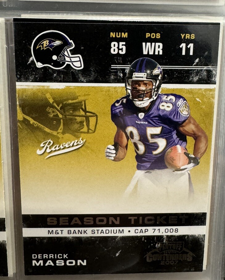 AUTO JERSEY AND Ravens Legends Trading Cards (Lamar Jackson) Ed Reed