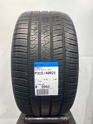 1 Used Pirelli SCORPION ZERO ALL SEASON P315/40R21 3154021 315/40/21 111H - 8/32