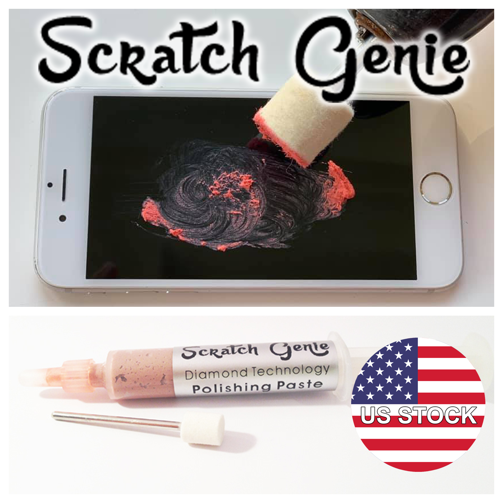 CellPhone & Tablet Screen Scratch Remover, Polishing Repair Kit