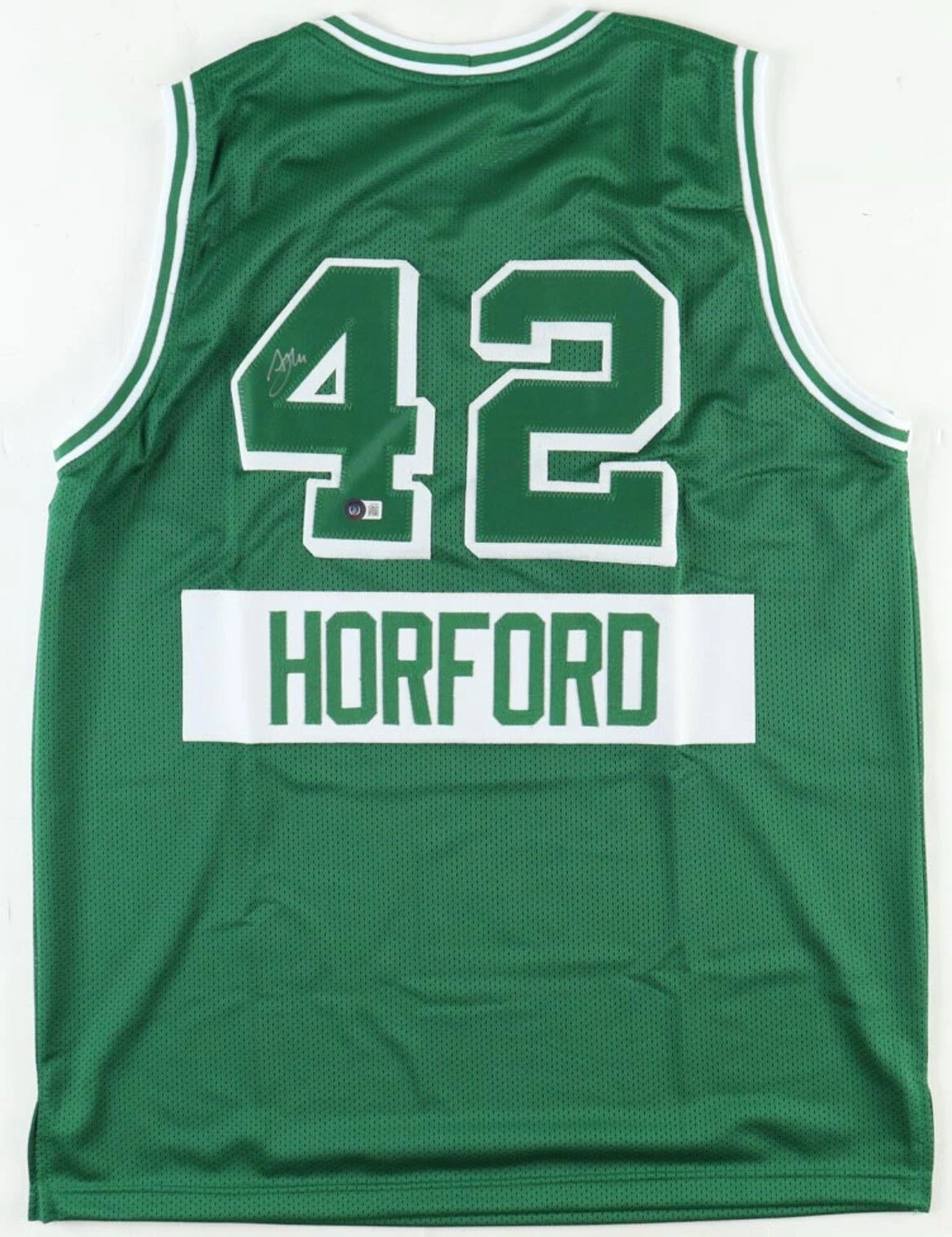 AL HORFORD - Custom Boston Celtics -Signed Jersey - Beckett Certified