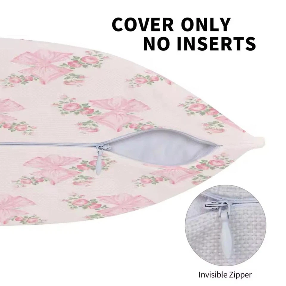 Funda de almohada 18x18 AZUL Love Shack inspirada en la fantasía FUNDA Coqueta Cottagecore Foto 3 de 3