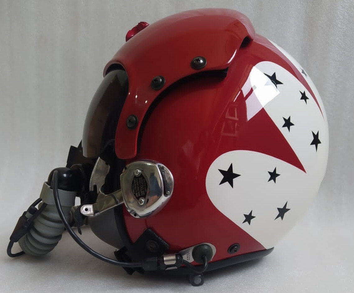 HGU-33 SIZE XL-XXL THUNDERBIRD FIGHTER PILOT HELMET+ OXYGEN
