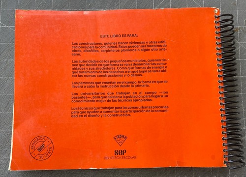 CANTOS DEL ARQUITECTO DESCALZO by Johan Van Lengen (Spiral, Paperback, 1991) - Picture 2 of 9