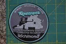 Richmond Renegades 20th Anniversary Vintage Minor Hockey Jersey Crest 4