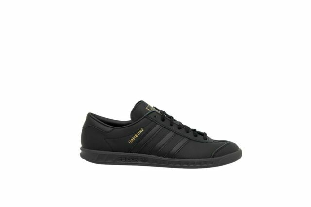 Size UK 10 - adidas Hamburg Core Black 