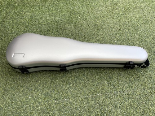 Violin Case 4/4 Full Size Carbon Fiber Hard Shell Silver For Beginner - Picture 11 of 11