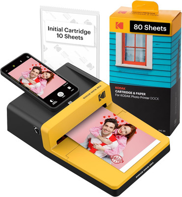KODAK Dock ERA plus 4PASS Instant Photo Printer (4X6) (Printer + Initial 10 Shee