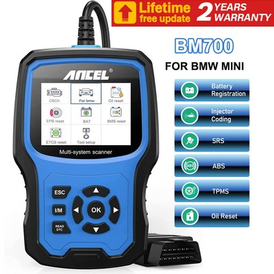 Ancel BM700 Full System OBD2 Diagnostic ABS EGS CBS Battery For BMW Scanner Tool