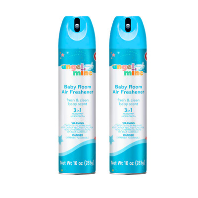 Angel of Mine Baby Room 3 In 1 Air Freshener Fresh & Clean Scent  10 oz (2 pack)