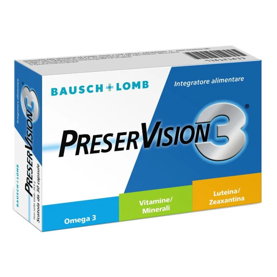 Bausch & Lomb-Iom Integratore Preser Vision 3 D Per La Vista, 30 Capsule Molli - Immagine 2