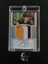 2023-24 John Beecher /19 The Cup Exquisite Rookie Patch Auto #EC-JB Bruins RC UD