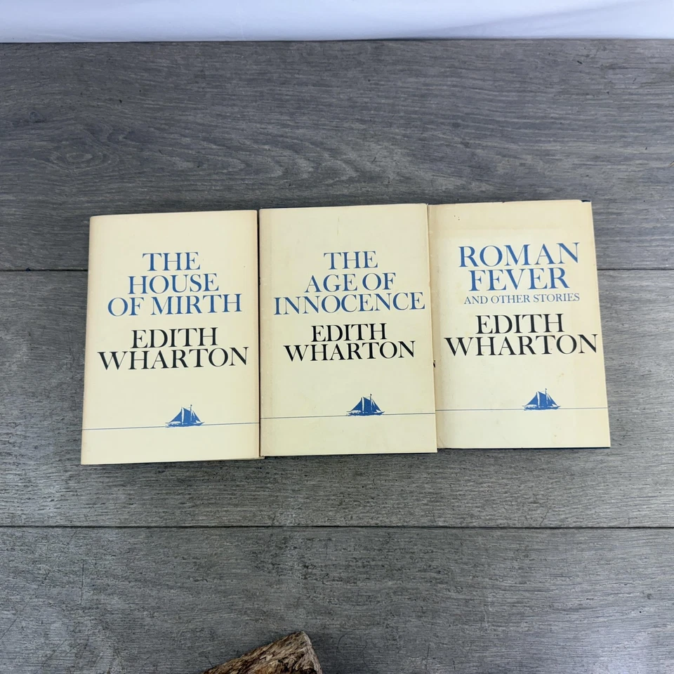 Vintage Edith Wharton Hardcover House of Mirth Age of Innocence Scribners Foto 2 de 4