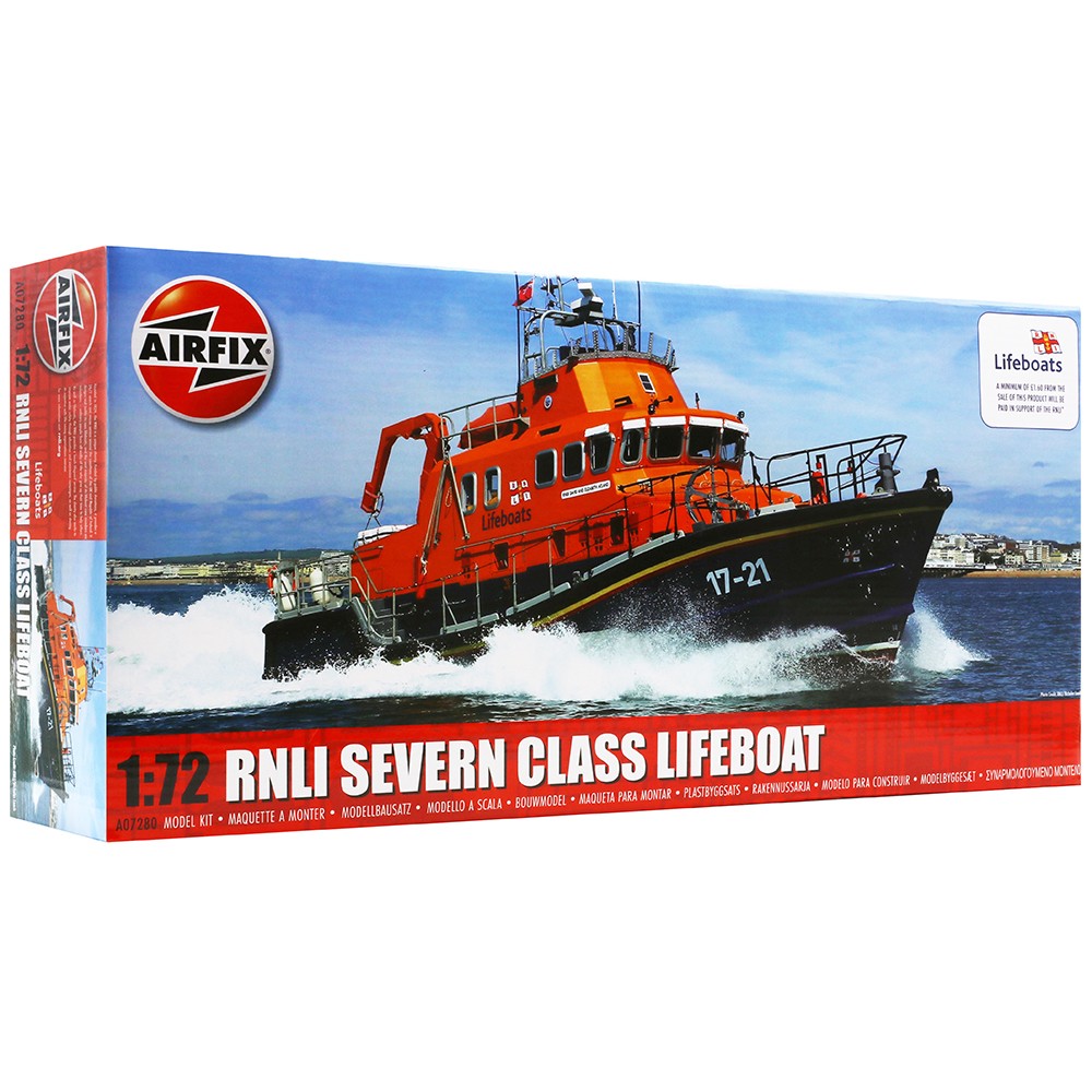 船・ボート AIRFIX RNLI SEVERN CLASS LIFeboat 1/72 Airfix 1/72 RNLI
