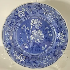 Spode Archive Collection Dinner Plate Blue Room Botanical 1820 10"