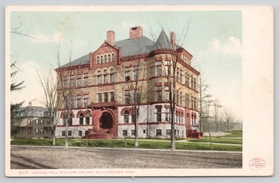 Hopkins Hall Williams College Campus 1905 MA Massachusetts Postcard