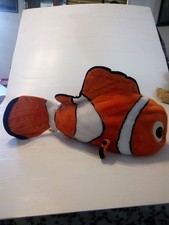Disney Store Finding Nemo Approx 17" Clown Fish Stuffed Animal Plush