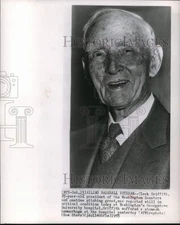 1955 Press Photo pitcher Clark Griffith, 85, president of Washington Senators