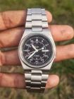 [NEAR MINT] Seiko 5 Automatic 7S26-9160 Black Dial Day/Date Vintage Men's Watch