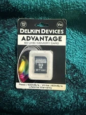 Delkin Devices 512GB Advantage SDXC Memory Card UHS-I (U3/V30) - High Speed S...